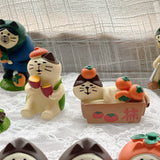 27june Fengshou Cute Cat Ins Decorative Resin