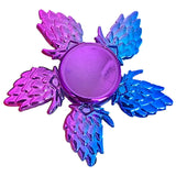 TA1510 Colorful Black Technology Fingertip Gyro Three-Leaf Cyclotron Gyro Student Useful Tool