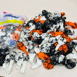 2907BA Club Decoration 12-Inch Halloween Balloon Thickened Skull Pumpkin Black Cat Bat Ghost Thriller Black and White Orange
