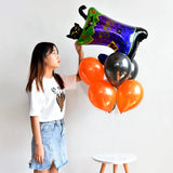 Halloween Decoration Props Bar Haunted House Mall Counter Scene Decoration Pumpkin Bat Balloon Table Drifting