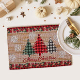 Christmas tree Scenery Printed Dining Place mat