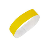 Yellow Color Wrist Tickets In Bulk