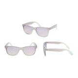 Wholesale Flower Print Unicorn Shades tween wayfarer Sunglasses with Case ( sold by - 4 PCS)
