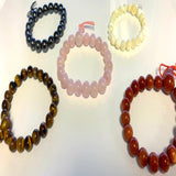 Wholesale Real Stone Combinations Stretchable Assorted Bracelets (Sold by DZ)