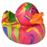 Large Rubber Printed Duckies Toy For Kids - Assorted