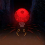 1707BA Giant Halloween Outdoor Decoration LED Spider Inflatable Toys LED Roating Lights Kaleidoscope Spider Bar Club Home Party Decor