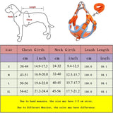 2307GP Dogs Adjustable Harness Leash Set for Small Medium Dogs Harness Vest Reflective Puppy Chest Strap Pet Walking Outdoor Supplies