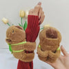Capybara Slap Snap Plush Wristband Toy - Assorted