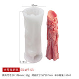 0709BA Halloween Theme Horror Doll Candle Silicone Mold DIY Ghost Bride Groom Candle Making Resin Soap 3D Mold All Hallows' Day Decor