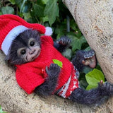 8Inch Reborn Doll Kit Cute Anna Monkey Banana Unfinished Doll Blank Parts Bebe Reborn Kit