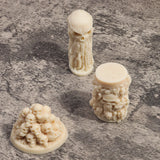 2808BA Halloween Skull Series Silicone Candle Mold DIY Handmade Skull Scented Candle Soap Plaster Resin Casting Molds Home Decor Craft