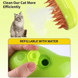 2307GP 3 in 1 Dog Steamer Brush Electric Spray Cat Hair Brush Comb Massage Pet Grooming Remove Tangles and Loose Hair Supplies Steamy
