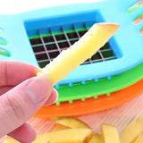 1007GG 2024 New Cooking  Potato Cutter Gadgets Potato Chip Stainless Steel Vegetable French Fry Chopper Chips Making Tool Kitchen