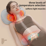 Upgraded 2 In 1 Neck Massager Pillow Cervical Spine Traction Back Shiatsu Massagers  Electric Body Car And Home Massage Pillows