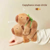 Capybara Slap Snap Plush Wristband Toy - Assorted