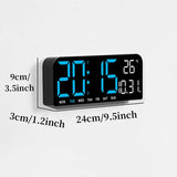USB Powered 9 Inch Large Digital Wall Clock