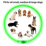 2808GP 3 Modes Dog Luminous Charge Collar Led Usb Cat Dogs Collars Detachable Night Led Glow Dog Loss Prevention Collar Pet Accessories