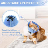 1009GP Cat Elizabethan  Adjustable Collar Pet Dog Neck Cone Recovery Collar Anti-bite Protective Medical Neck Ring Pet Accessories