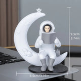 2307BA Astronaut Figures Figurines Table Decor Statue Spaceman Sculptures Educational Toy Home Living Room Desk Decoration Kids Gift