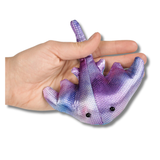 Sparkly Plush Sandbag Sting Ray Animal Kids Toy In Bulk