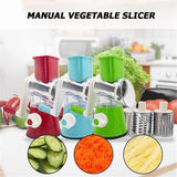 1007GG Multifunctional Vegetable Cutter Round Slicer Kitchen Roller Gadgets Tool Chopper Potato Carrot Cheese Shredder Food Processor