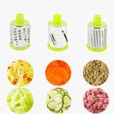 1007GG Multifunctional Vegetable Cutter Round Slicer Kitchen Roller Gadgets Tool Chopper Potato Carrot Cheese Shredder Food Processor