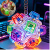 Light-Up Click Keycap Fidget Keychain