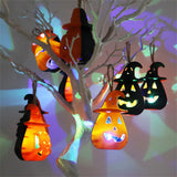 1707BA 12 PCS Halloween Decorations Light Up Pumpkin Lanterns for House Party Creepy Props Battery Operated Wholesale XB