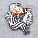 1009BA Halloween Pumpkin Patches For Clothing Horror Embroiedered Patches On Clothes Iron On Patch For Backpack/Jecket Sticker Badge