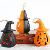 1707BA 12 PCS Halloween Decorations Light Up Pumpkin Lanterns for House Party Creepy Props Battery Operated Wholesale XB