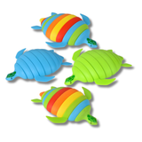 Stress Relief Wiggle Sensory Turtle Kids Toy In Bulk - Assorted