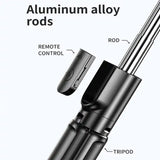 360Β° Rotation Selfie Stick Tripod with Wireless Remote for iPhone & Android Phone