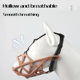 2907GP 1pc Dog Muzzle, Anti-licking, Anti-biting, Anti-eating, Breathable, Adjustable For Drinking Water And Eating, Reflective Dog Muz