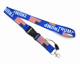 Trump Cellphone lanyard Straps Clothing Keys Chain ID cards Holder Detachable Buckle  Lanyards T001