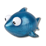 Metallic Squishy Puffer Shark Toy For Kids In Bulk - Assorted