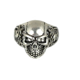 Wholesale Skeleton Hands on Sides of Skull Biker Ring ( Sold by the piece )