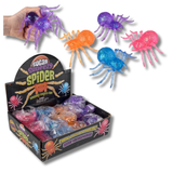 Squeezy Sugar Spider Stress Relief Kids Toy In Bulk - Assorted