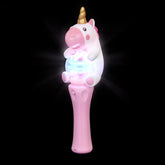 Light Up Unicorn Themed Spinning Wand For Kids