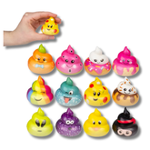 Soft Fidget Squishy Poop Kids Toy In Bulk - Assorted