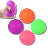 Neon Squishy Fidget Ball Kids Toys In Bulk - Assorted