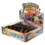 10" Steam Engine Locomotive Die-Cast Pull Back