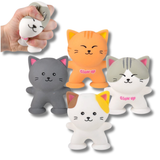Squeeze Cat Soft Fidget Kids Toys In Bulk- Assorted
