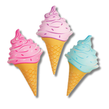 Inflatable Ice Cream Cones Toy For Kids In Bulk - Assorted