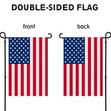 Wholesale Double Sided American Garden Flags For Home & Outside Decorations - 28" X 40"  ( Sold By Dozen )