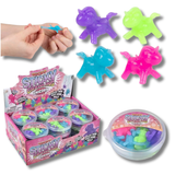 Micro Squishy Stretchy Unicorn Toy For Kids In Bulk - Assorted