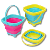 Collapsible Bucket Beach Toy For Kids In Bulk - Assorted