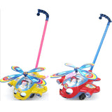 Aeroplane Push Walking Toy For Kids In Bulk - Assorted