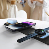 Foldable Wireless Charger Station for Multiple Devices