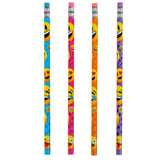 Wooden Emoji Smiley Face Erasers W Pencils | Assorted