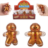 Squish Sticky Gingerbread Man Fidget Kids Toy
